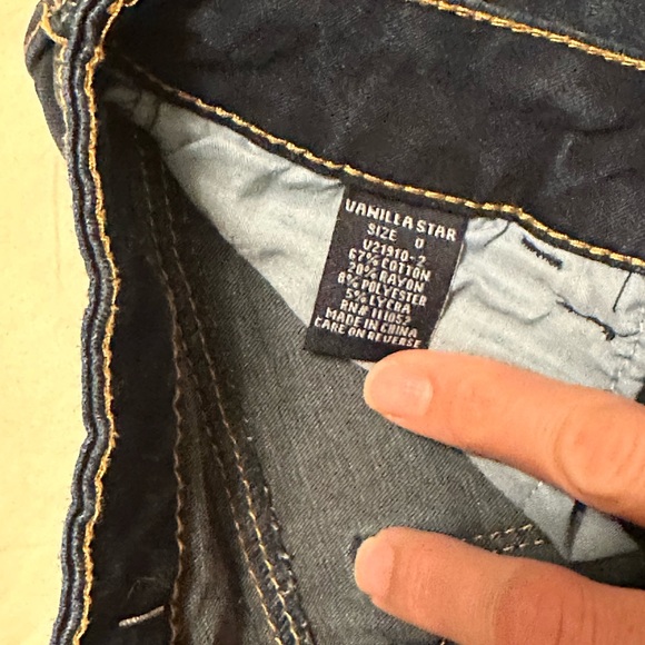 Excellent condition- Vanilla Star Skinny Jeans size 0 - Picture 2 of 3